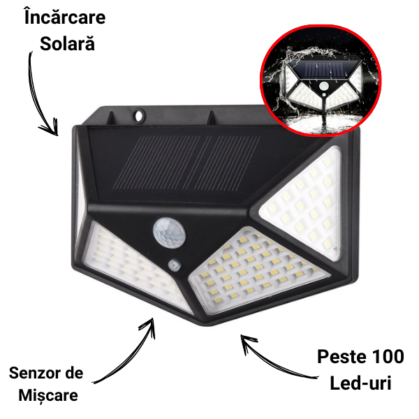 1+1 GRATUIT: Lampa Solara