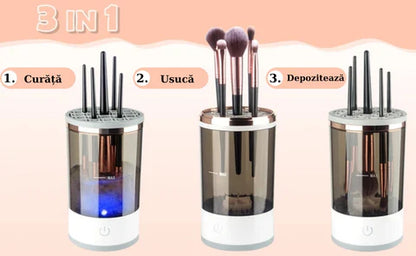 Curățător electric pentru pensule de machiaj